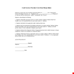 Crew Deal Memo Template example document template