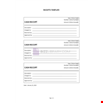 Easily Create Receipts - Free Templates for Word & Excel example document template
