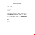 Resign Gracefully with Two Weeks Notice - Company Tips | Cartwright example document template