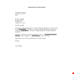 Resign Gracefully with Two Weeks Notice - Company Tips | Cartwright example document template 