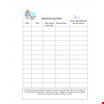 Daily Chart Example example document template
