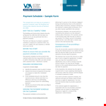 Download our User-Friendly New Project Payment Schedule Template for Efficient Payment Management example document template