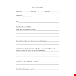 Smart Goals Template - Create Effective Goals with Our Worksheet example document template