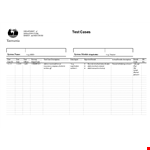 Easy-To-Use Test Case Template | Improve Your Testing Process example document template