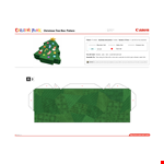 Christmas Tree Box Template example document template 