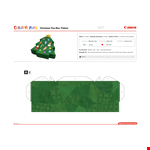 Christmas Tree Box Template example document template