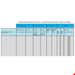 Maximize ROI with Our Cost Benefit Analysis Template - Anticipated Benefits & Monetary Analysis example document template