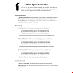 Crafting a Winning Informative Speech: The Power of Research, Storytelling, and Data Points example document template