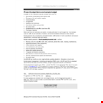 Health Program Budget: Optimize Staff Costs & Local Expenses example document template