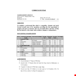 Chartered Accountant Student Resume example document template