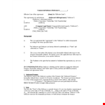 Commercial Sublease Contract example document template