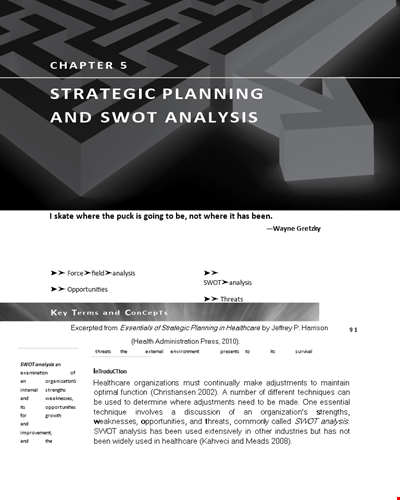 Competitor SWOT Analysis Template - Healthcare Organization Weaknesses