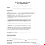 Reclassification Job Analysis Form example document template