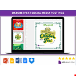 Oktoberfest Social Post example document template