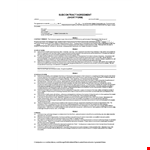 Subcontractor Agreement: Shall Contractor Hire a Subcontractor? example document template
