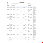 Weekly Payroll Exception Report example document template