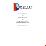 Effective Request for Proposal Template - Improve your Proposal Process example document template