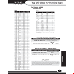 Tap Drill Chart - Find the Perfect Size Drill for Your Tapping Needs example document template