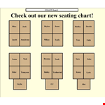 Seating Chart Template - Create Organized Seating Arrangements Effortlessly example document template
