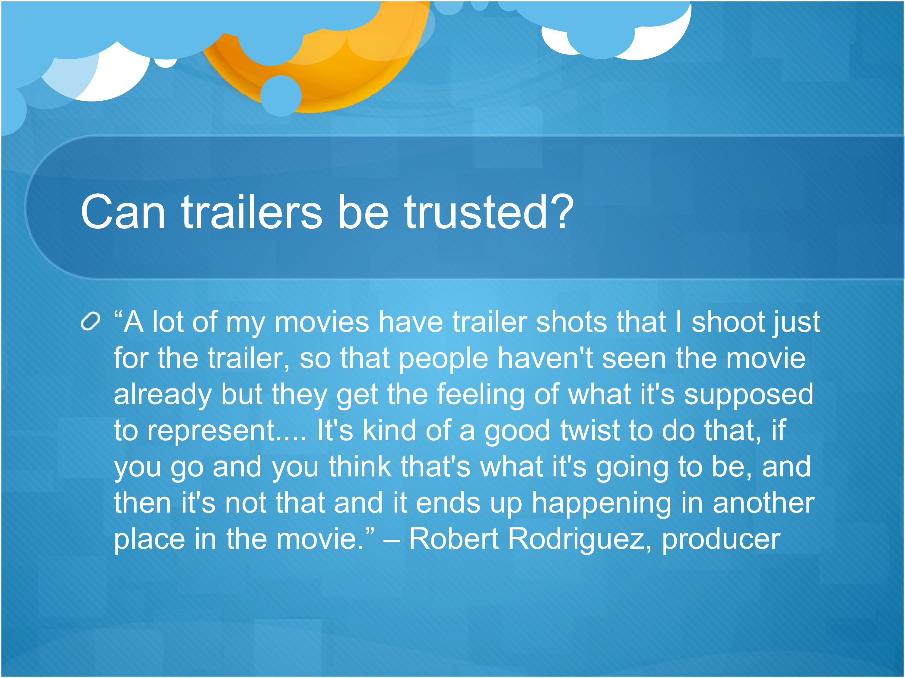 movie poster trailer powerpoint presentation sample