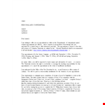 Part Time Faculty Job Offer Letter Template example document template