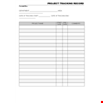 Multiple Project Tracking Template - Efficiently Track Projects by Department & Start Date example document template