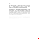 Create a Lasting Presence with Our Love Letter Template and Ignite Your Desire example document template