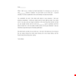 Create a Lasting Presence with Our Love Letter Template and Ignite Your Desire example document template 