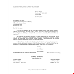 Summer Student: First Year Cover Letter - Expert Tips & Examples example document template