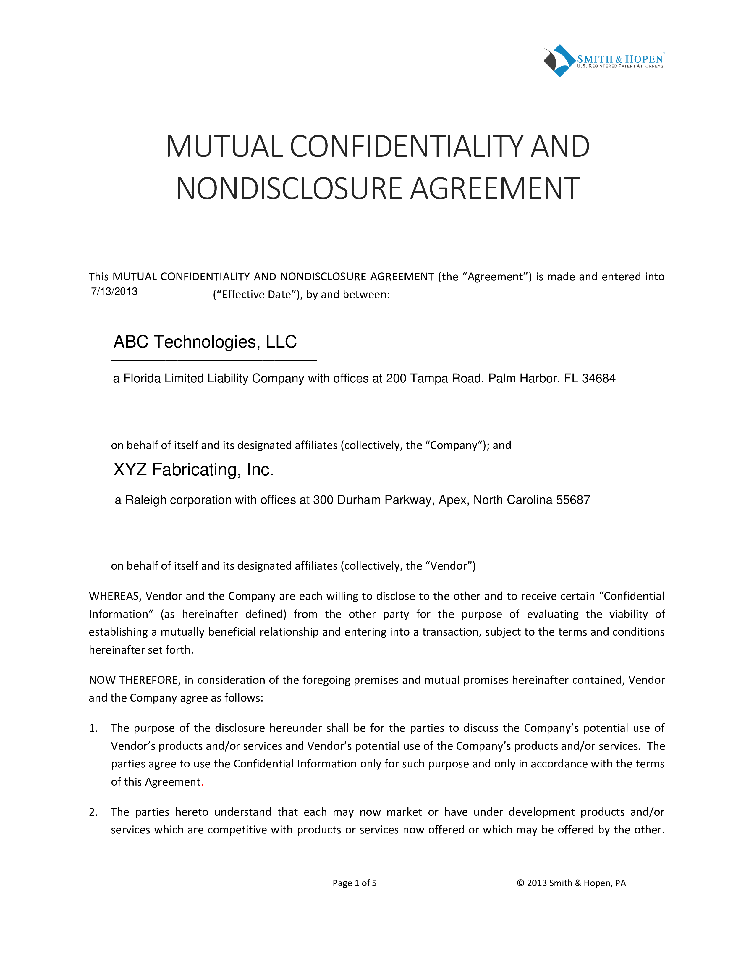 Confidentiality Agreement Template Protect Your Party s Information confidentiality-agreement-template-protect-your-party-s-information