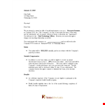 Job Offer Appointment Letter Example example document template