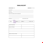 Email receipt template example document template 