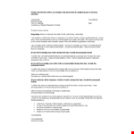 Get Approved for a Visitor Visa: How to Write an Immigration Letter and Collect Evidence example document template 