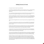 Anniversary Speech example document template