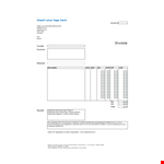 Professional Invoices with Payment-Friendly Template example document template