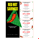 Hot Saving Coupon Example example document template