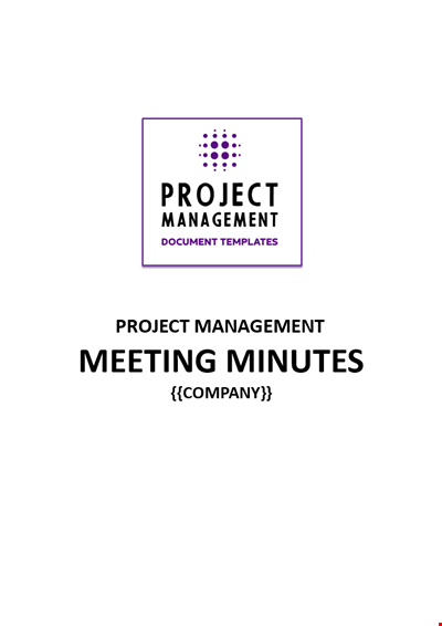 Project Meeting Minutes