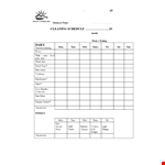 Restaurant Cleaning Schedule Template: Check Off Your Tasks for a Clean and Organized Restaurant example document template