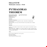 Discover the Correct Answer for Pythagorean Theorem | Length Tips example document template