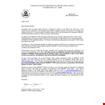 Energy Partnership Termination Letter Format example document template