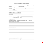 Create an Unforgettable Obituary with Our Word Template | McCall Funeral Home example document template