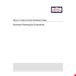 Real Estate Sales Manager Business Plan Template example document template