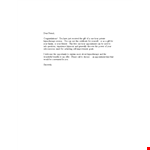 Gift Voucher Letter Template example document template