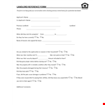 Comprehensive Landlord Reference Letter for Property Applicants example document template