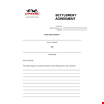 Expert Settlement Agreement Assistance - Resolve Disputes with Unions example document template