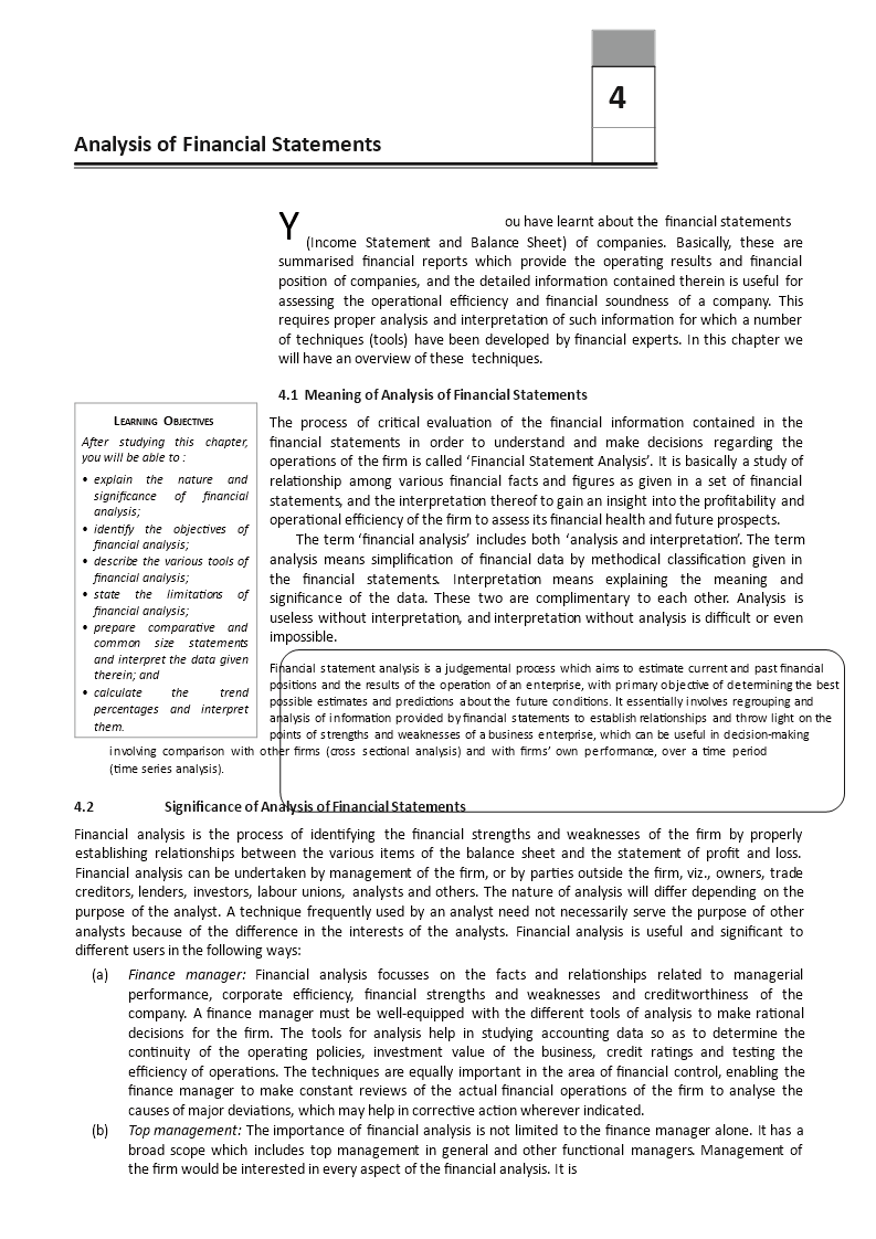 Horizontal Financial Statement Analysis Example free-8-sample-statement-analysis-templates-in-pdf-ms-word-excel