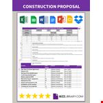 Construction Proposal Assumptions example document template