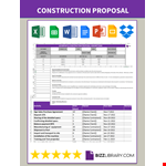 Construction Proposal Assumptions example document template 