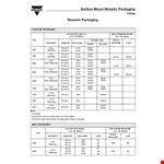 Resistor Size Chart Template | Find Accurate Resistor Sizes Quickly example document template