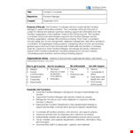 Facilities Coordinator Job Description - Support, Organization, Facilities example document template 